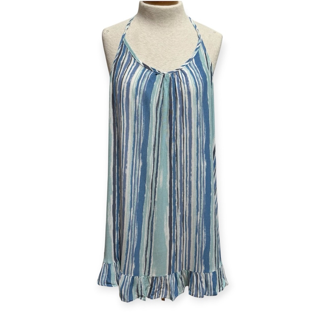 Kiwi & Punch Striped Relaxed Fit UPF 50+ Sundress